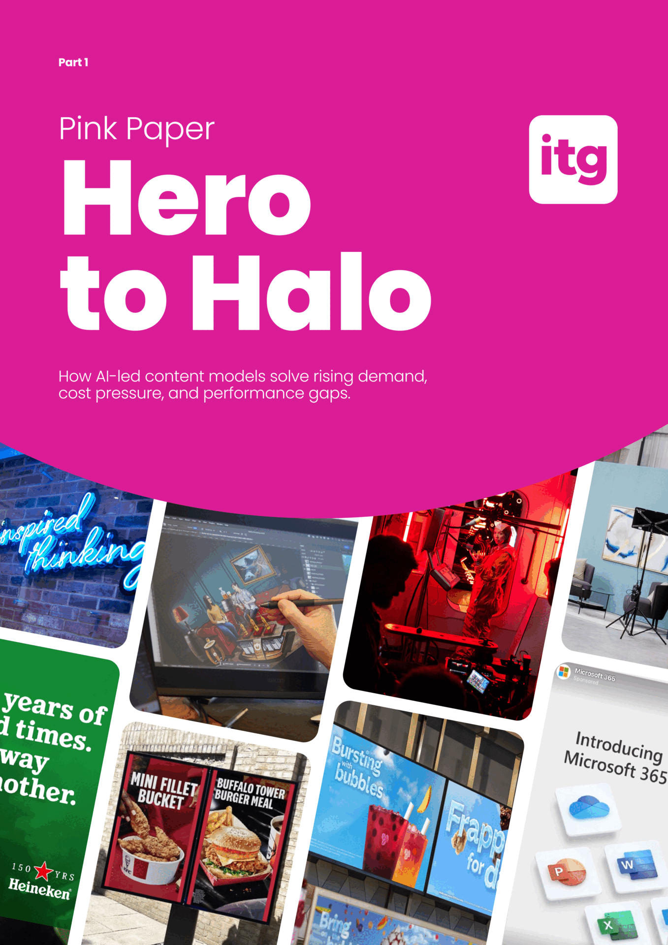 ITG Pink Paper 2025 Animation flicking through pages of the ITG Pink Paper